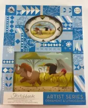 Limited Ed Disney Artist Series Sketchbook Ornament Lithograph Set JUNGLE BOOK