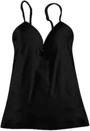 [Generic] Women Tank Tops with Built-in Bra and Adjustable Straps
