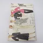 Vintage Vogue Sewing Pattern Fit & Flare Twirl Maxi Dress Blouse 9954 Womens 14