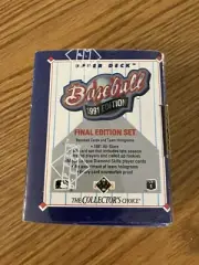 1991 Upper Deck Final Edition Factory Sealed Box Pedro RC Home RC Irod RC ⚾️