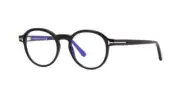 TOM FORD TF 5606-B 001 Blue Control Black Brille Glasses Frames Eyeglasses 49mm