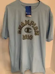 NWT Champion Men's Classic T-Shirt Size Large Candid Blue