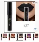 Niceface Lasting Hydra Lip Gloss & Eye/Lip Liner Pencil Black#27 NEW in box