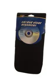 Auto Expressions Car Truck Black CD DVD Blu Ray Holder Case Visor RV Travel NEW