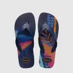 HAVAIANAS 哈瓦仕 男款 SURF 寬帶夾腳拖鞋 彩繪 藍色 4000047-3847