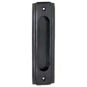 Deco Sliding Door Flush Pull, Antique Copper