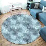 3D Blue Silver Texture O11767 Game Rug Mat Elegant Photo Carpet Mat Fay