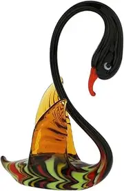 [Glass Of Venice] Murano Glass Festooned Swan