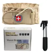 Beige Decompression Back Belt Lumbar Spine Support for Lower Back Pain Relief