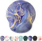 Ergonomic Mouse Pad with Wrist Support, Gel Mousepad Wrist Rest with Non-Slip Ba
