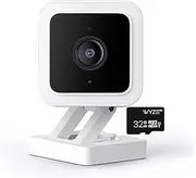 Wyze 24/7 Recording DIY Home Security System, Indoor/Outdoor, AI Person Detection, Compatible with Alexa, Up to 7 Days of Rolling Security Footage, 1 Camera + 1 SD Card Kit (AU Plug)