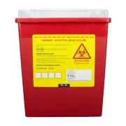 2 Gallon Sharps Container w/ Locking Top Flap