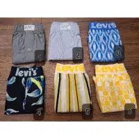 在飛比找蝦皮購物優惠-[987小舖]Levis 正品 內褲 四角褲 條紋 格子 點