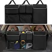 XHRING Car Trunk Organizer Backseat Hanging Storage Bag for Subaru Crosstrek Forester Outback Ascent Premium Sport Limited Base Touring XT SUV Accessories 2000-2024, CTO865SB0001