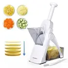 Safe Mandoline Slicer for Kitchen, Potato Slicer for Chips, Vegetable & Food ...
