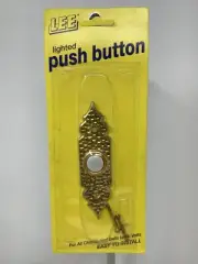 Lee Electrical BC601LB Lighted Screw Back Designer Doorbell Push Button 16 V