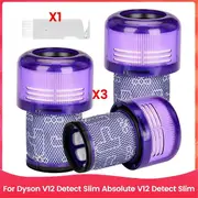 Hepa Filter Replacement for V12 Detect Slim Absolute V12 Detect Slim Vacuum Cleaner Replace Part 971517-01 As Shown
