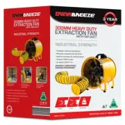 Dynabreeze 300mm Heavy Duty Extraction Fan With 5cm Duct Combo FA-23280