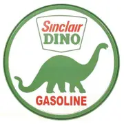 Sinclair Dino Tin Sign