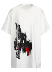 [Y's] Round Neck Half Sleeve Tee