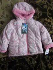 NWT ZeroXposur Sherpa Lined Leopard Transitional Jacket Toddler Girl SIZE: 4T