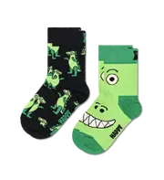 Fun Dino Socks for Kids | 2-Pack Crew Socks