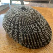 Bill Blass Grandoe Hat Black Grey Brown Amalgamated With Original Tags Very Nice