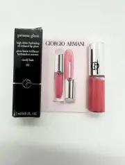 Armani Beauty Prisma Glass Hydrating Lip Gloss 02 Candy Halo Travel Sz