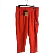 The North Face Fleece Sweatpants Evolution Cocoon-Fit Fiery Red Women's Sz L NWT