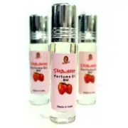 2x 8 mL Roll on Bottles Kamini Strawberry Indian Perfume Oils Fragrances