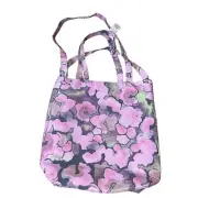 BP Nordstrom tote canvas bag NEW pink/purple shoulder strap & crossbody strap