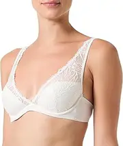 [HUGO BOSS] BOSS Women's Bianca Underwire Bra, Open White119, 32C