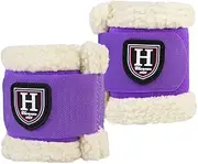 Harrison Howard Essential Premium Horse Pastern Wraps with Berber Fleece Lining, Sold in Pairs