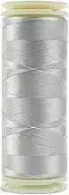 WonderFil, Specialty Threads, InvisaFil, 2-Ply Cottonized Soft Polyester, Silk-Like Thread for Fine Sewing, 100wt, Winet Sky Grey, 400m