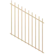 ProtectorAl 350 - 1200 x 1200mm Primrose Raked 16-30º Batten Pool Fence Panel
