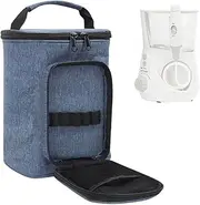 BAOZOON Water Flosser Carrying Bag Portable Oral Irrigator and Accessories Storage Bag Large Capacity Toiletries Bag Suitable for Travelling Trips Camping(Blue)