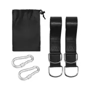 Tree Swing Hanging Straps Set with Safer Lock Carabiner Hooks for Tree