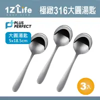 在飛比找PChome24h購物優惠-【1Z Life】PLUS PERFECT極緻316圓湯匙(