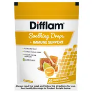 Difflam Soothing Drops + Immune Support Honey & Lemon 20 Pack