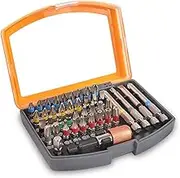 42Pcs CR-V Security Screwdriver Bits Set Professional Extra Hard Metal Drill Bit Kit W/Quick Release Bit Holder