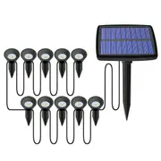 10 in 1 Solar Spot Light Outdoor Waterproof LED Garden Lawn Lights