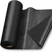 kgxulr Light Weight Black Interface Fabric,11.6" X 30yd Iron-On Non-Woven Fusible Interfacing,Polyester Single-Sided Interfacing for Sewing and DIY Crafts Supplies