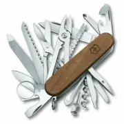 Victorinox Swiss Army Knife Swiss Champ Walnut Wood - 29 Functions