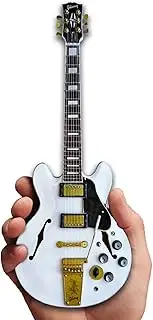 AXE HEAVEN Alex Lifeson Signature ES-355 Gibson Alpine White Miniature Guitar Model