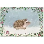 HAPPY HEDGEHOG SMALL HOLIDAY CARDS