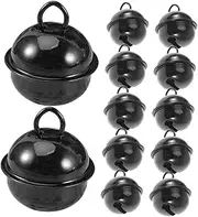 SEWACC 12pcs Decorative for Iron Bells Sound for Keychains Bag Charms Festive Decorations for Christmas Seasonal Events