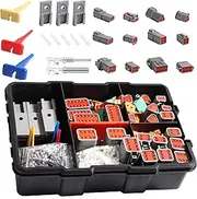 Deutsch Connector Kit 2 3 4 6 8 12 Pin DT Connectors Size 16 Stamped Contact Automotive Electrical Waterproof Deutsch Terminal Removal Tool