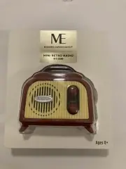 Modern Expressions Mini Retro Radio FM Hi-Fi Sound Auto Scan Small Radio