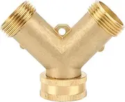 1/4 Inch Garden Tap Hose Splinter Hose Connection 2-Way High-Performance Measuring Adapter