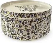 J-kitchens Shozan Kiln Ohitsu 2 Piece Pottery Microwave Safe Brian Diameter 7.1 x 3.7 inches (18 x 9.5 cm) Canister, Large, Dishwasher Safe, Scandinavian Style, Hasamiyaki, Made in Japan